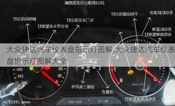 大众捷达汽车仪表盘指示灯图解,大众捷达汽车仪表盘指示灯图解大全