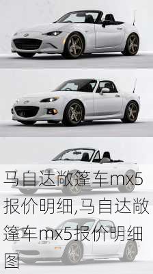 马自达敞篷车mx5报价明细,马自达敞篷车mx5报价明细图