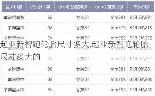 起亚新智跑轮胎尺寸多大,起亚新智跑轮胎尺寸多大的