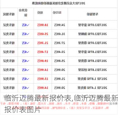 临沂迈腾最新报价表,临沂迈腾最新报价表图片